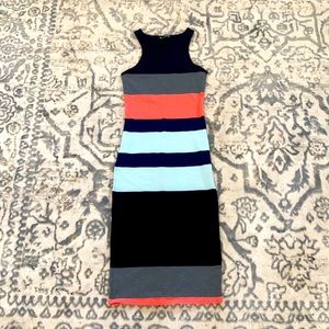 Mid-Length Multi-color Dress